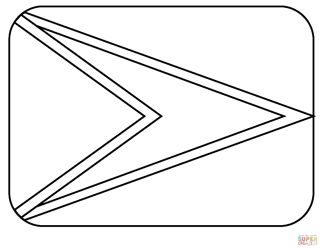 Flag of guyana emoji coloring page free printable coloring pages