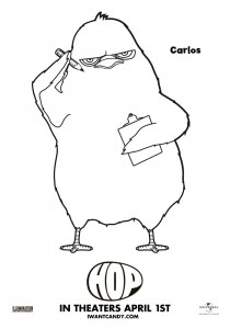 Hop the movie coloring pages