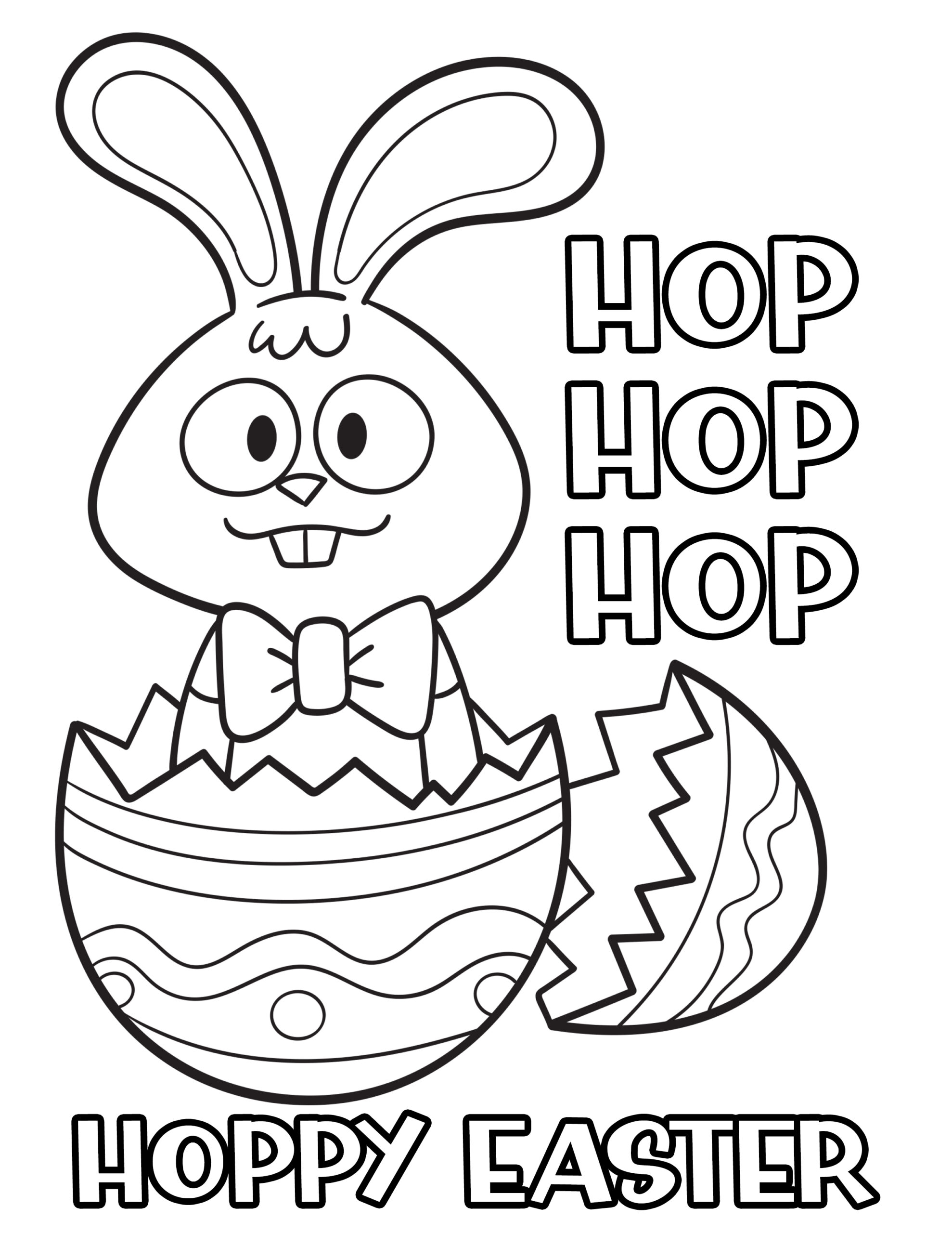 Easter activities coloring book free printables