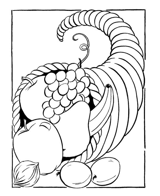 Thanksgiving coloring pages
