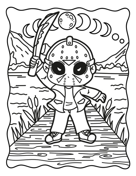 Thousand coloring book witch royalty