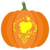 Horror pumpkin carving stencils free printable papercraft templates