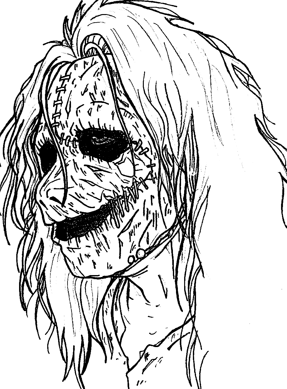 Horror coloring pages printable for free download