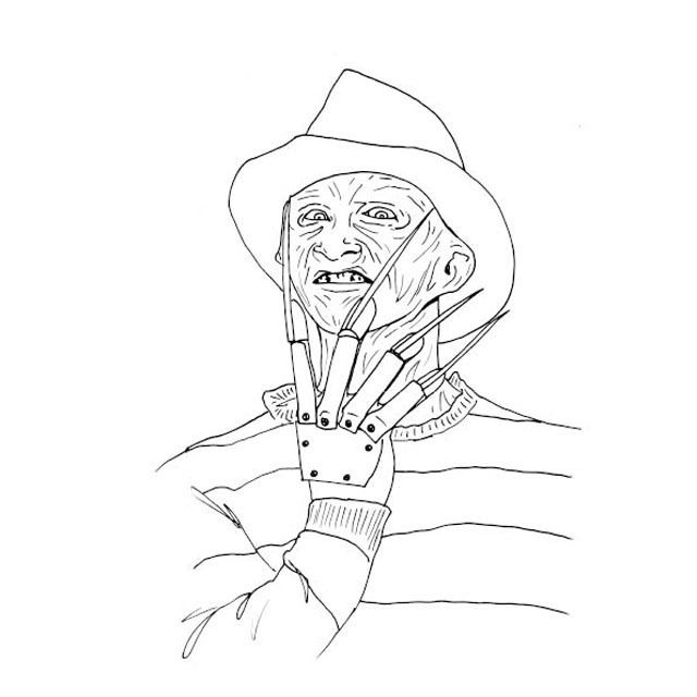 Horror coloring pages horror amino