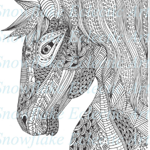 Horse coloring pages and printables