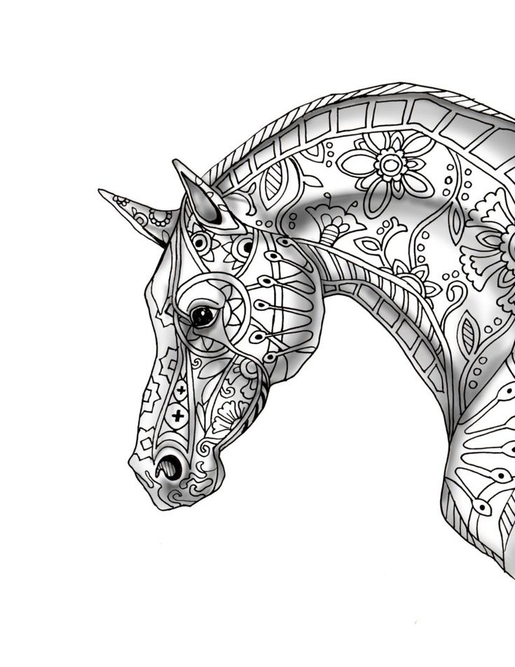 Printable coloring pages horse coloring pages horse coloring animal coloring pages