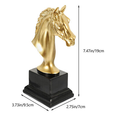 Resin horse head trophy office unter animal derations desktop heads