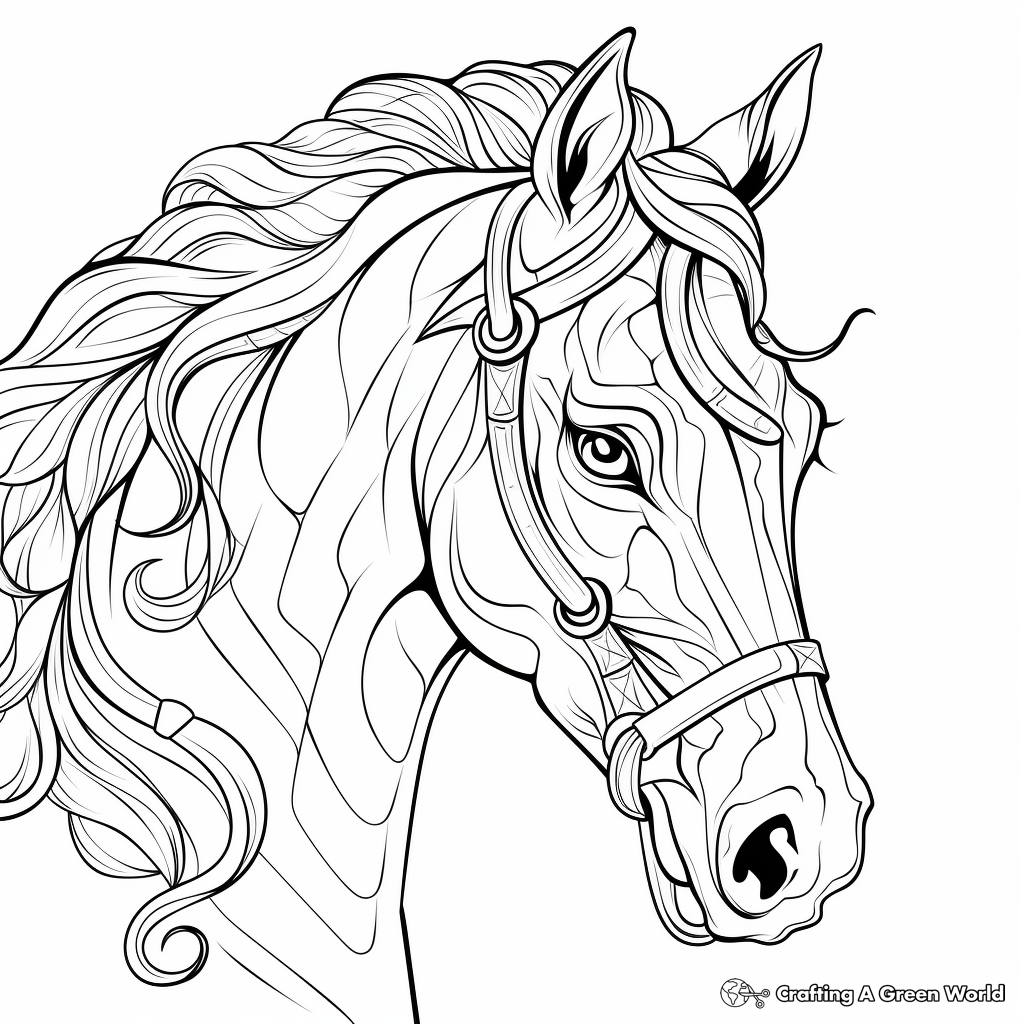 Horse coloring pages