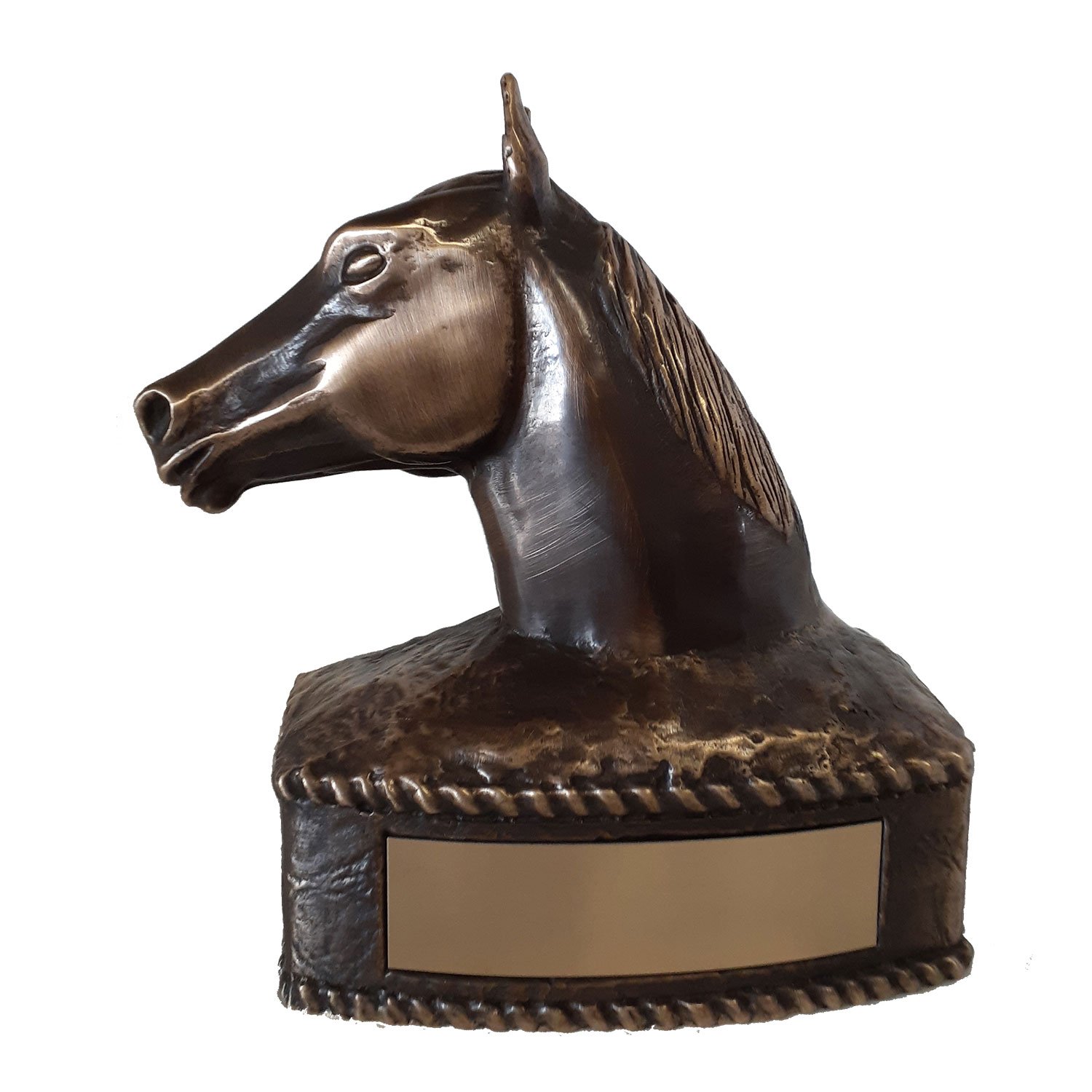 Horse head book ends