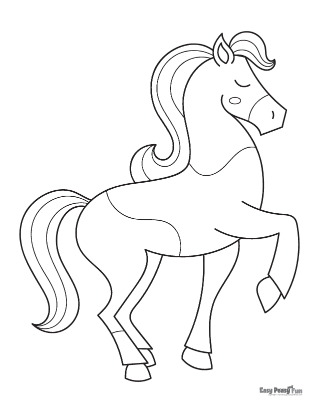 Horse coloring pages