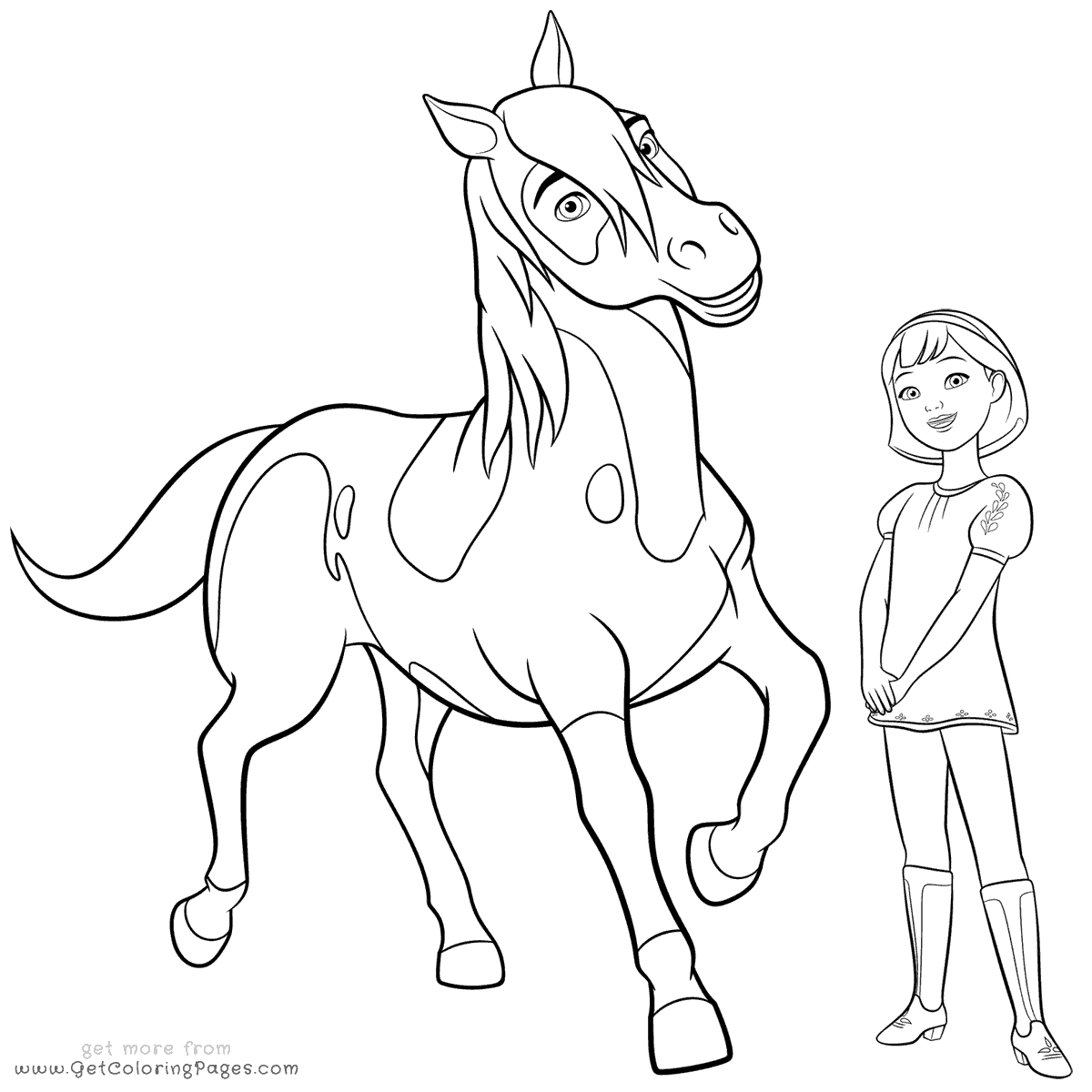 Horse coloring pages