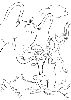 Horton hears a who coloring page by gabby garcia tpt