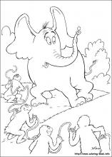 Horton coloring pages on coloring