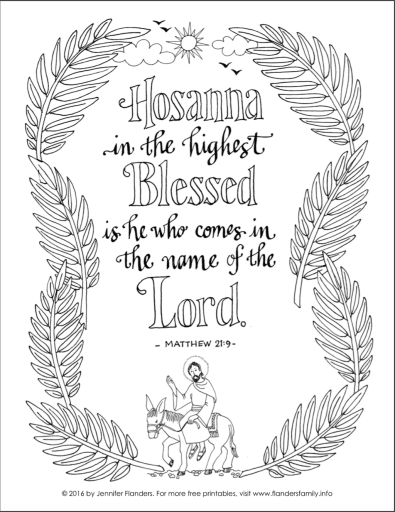 Hosanna in the highest