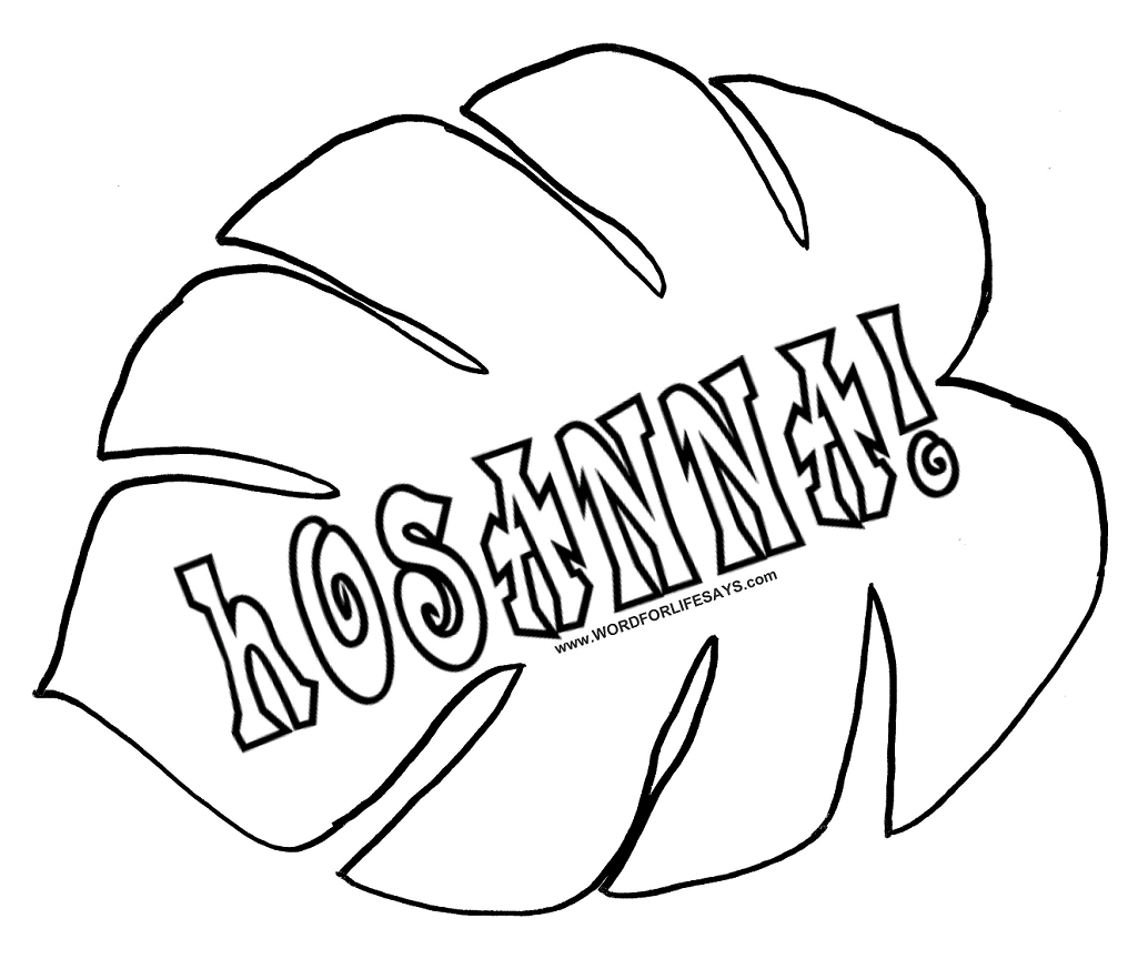 Palm sunday coloring pages printable for free download