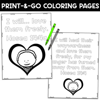 Hosea a and coloring pages and posters bible verses bible study