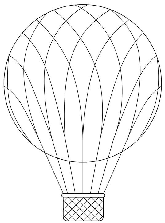 Card digital stamps â first posted saturday april hot air balloon craft air balloon balloons