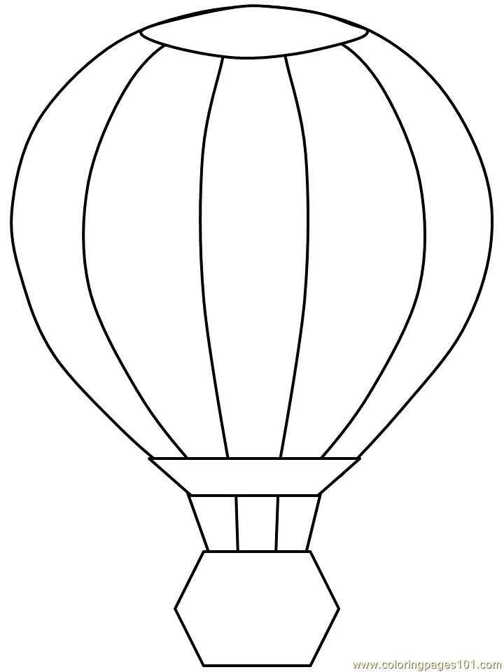 Hot air balloon coloring pages printable for free download