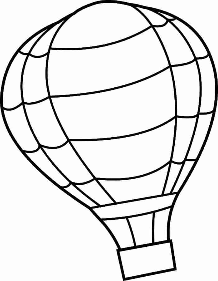 Hot air balloon coloring pages pdf hot air balloon air balloon balloons