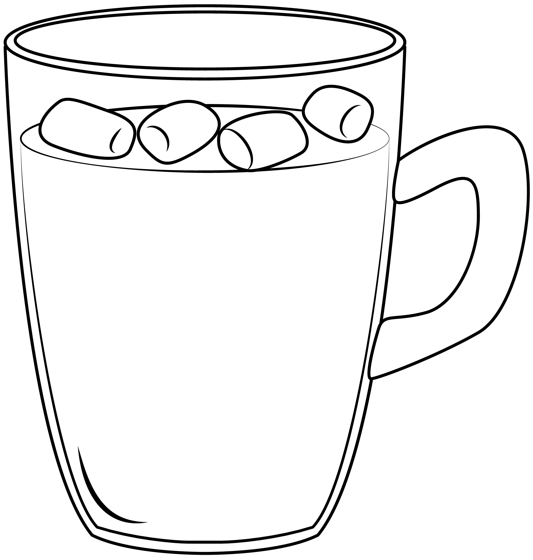 Hot chocolate printable template free printable papercraft templates