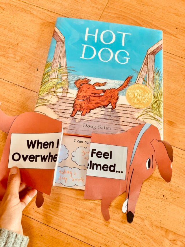Hot dog when i feel overwhelmed dog craft â