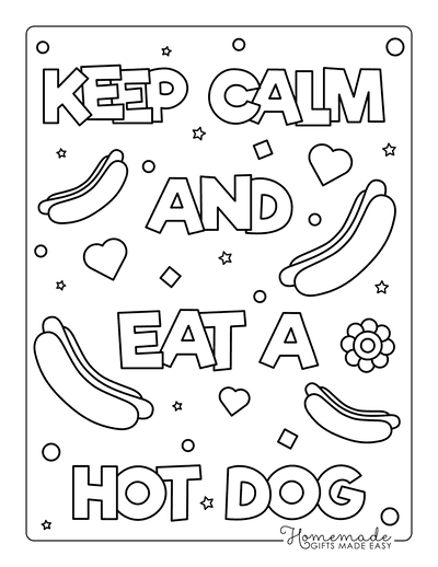 Food coloring pages for kids adults