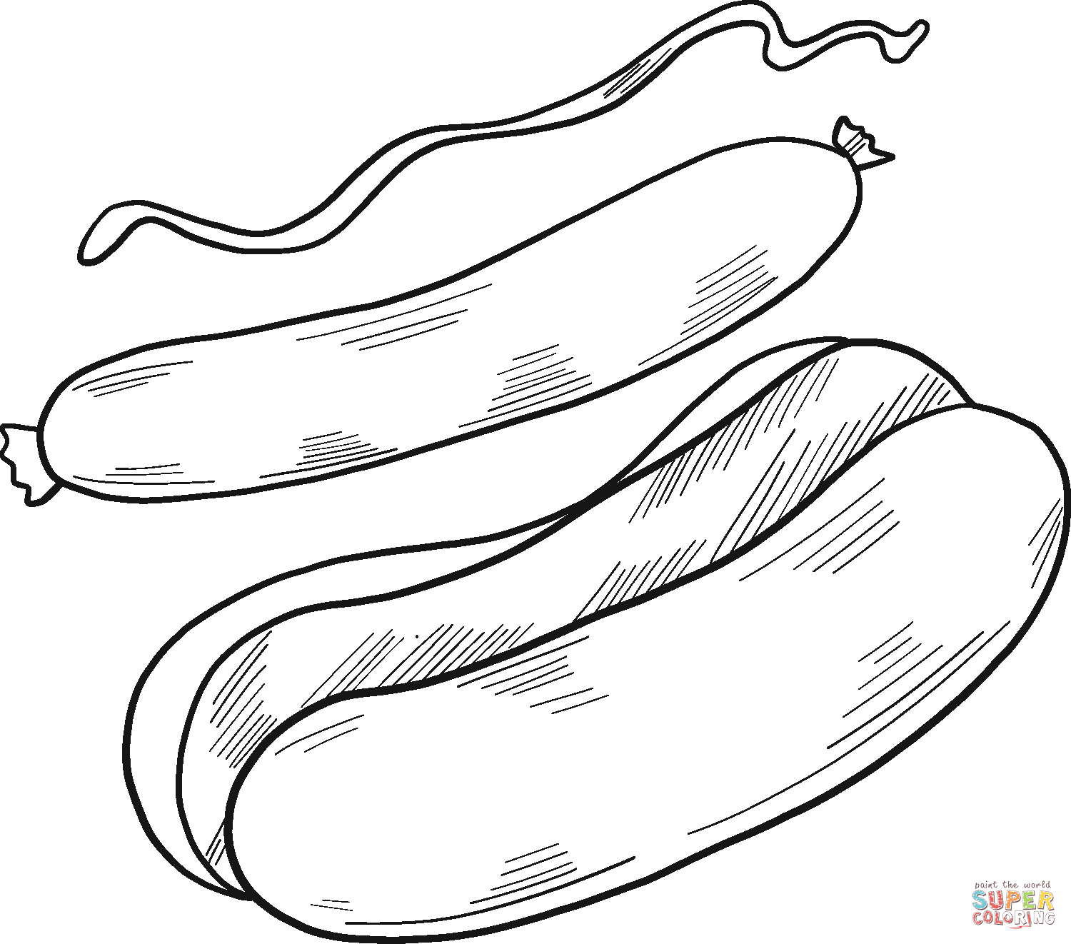 Hot dog coloring page free printable coloring pages
