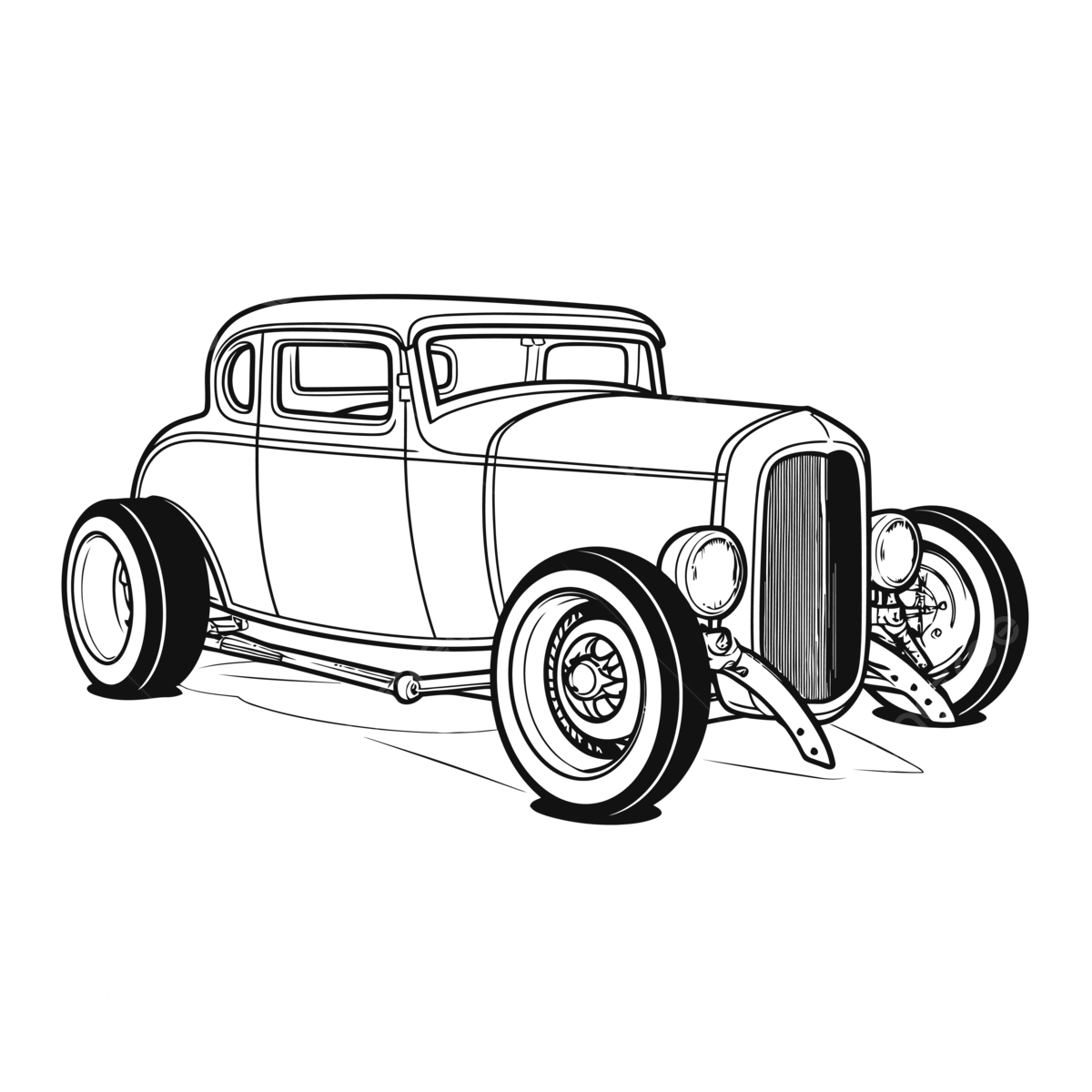 Hot rod coloring page outline sketch drawing vector wing drawing ring drawing color drawing png and vector with transparent background for free download
