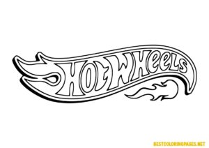 Hot wheels coloring pages