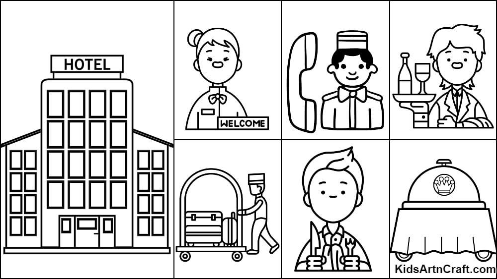 Hotel colorg pages for kids â free prtables prtables free kids colorg pages colorg pages for kids