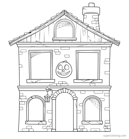 Draw characters for haunted house worksheet free printable puzzle games