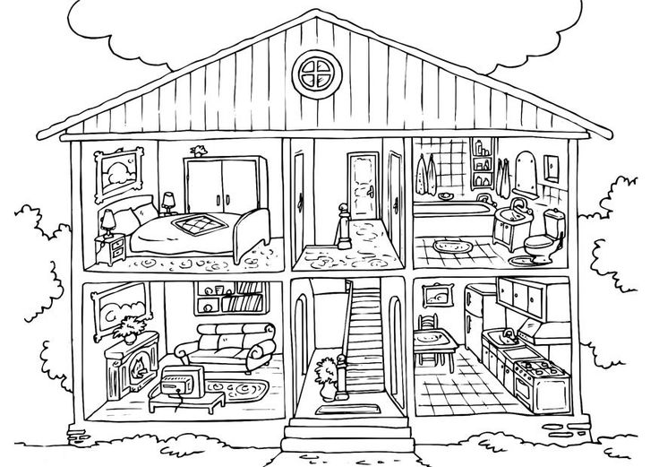 Free printable house coloring pages for kids barbie malvorlagen ausmalbilder zum ausdrucken malvorlagen zum ausdrucken
