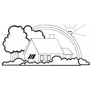 House and rabow colorg page colorg pages colorg books kids art projects