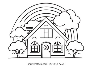 Kids coloring pages vector art cute stock vector royalty free