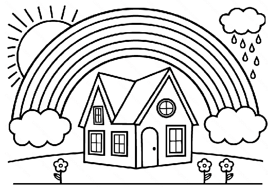 Rabow colorg pages for kids of all ages will love arco iris para colorir pãgas para colorir de unicãrnio livro de colorir