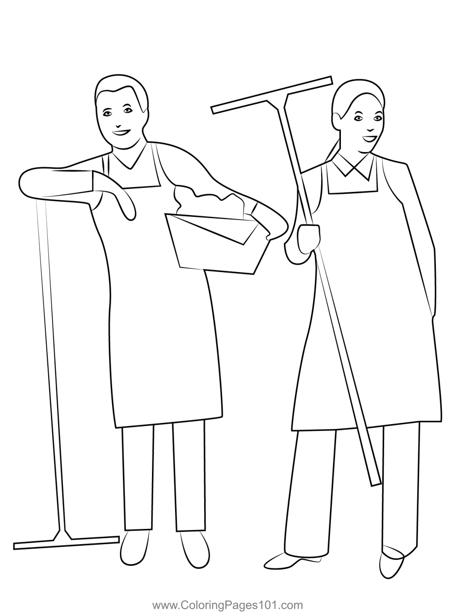 House keepers coloring page coloring pages coloring pages for kids printable coloring pages