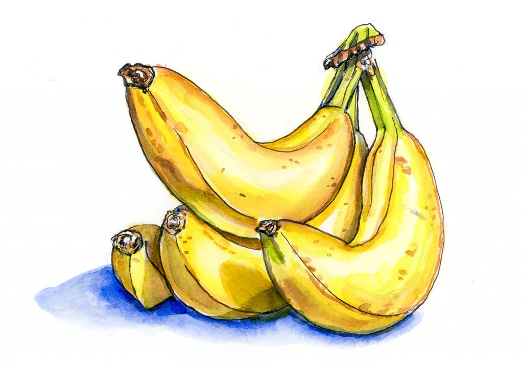 A bunch of bananas