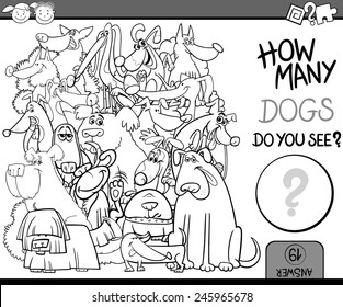 Thousand color by number dog royalty