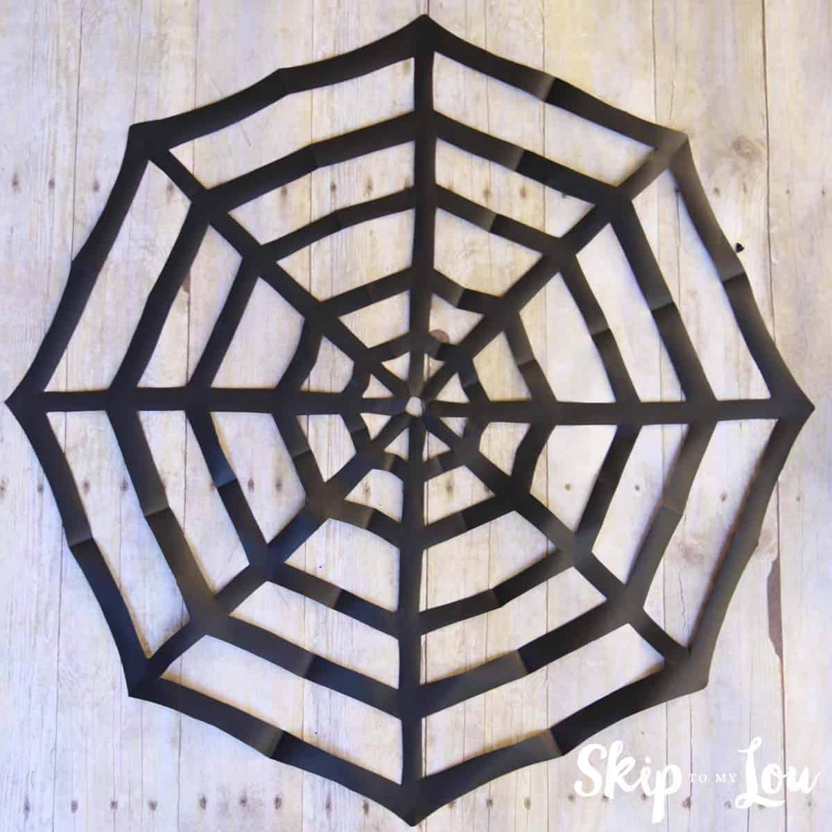 How to make a paper spider web skip to my lou