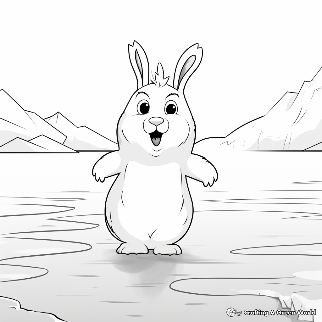 Arctic animal coloring pages