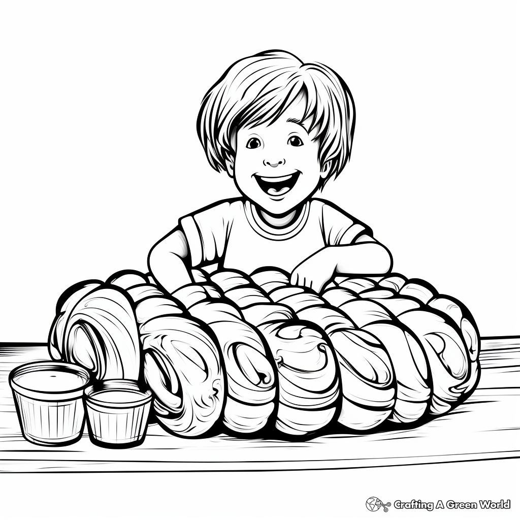 Bread coloring pages