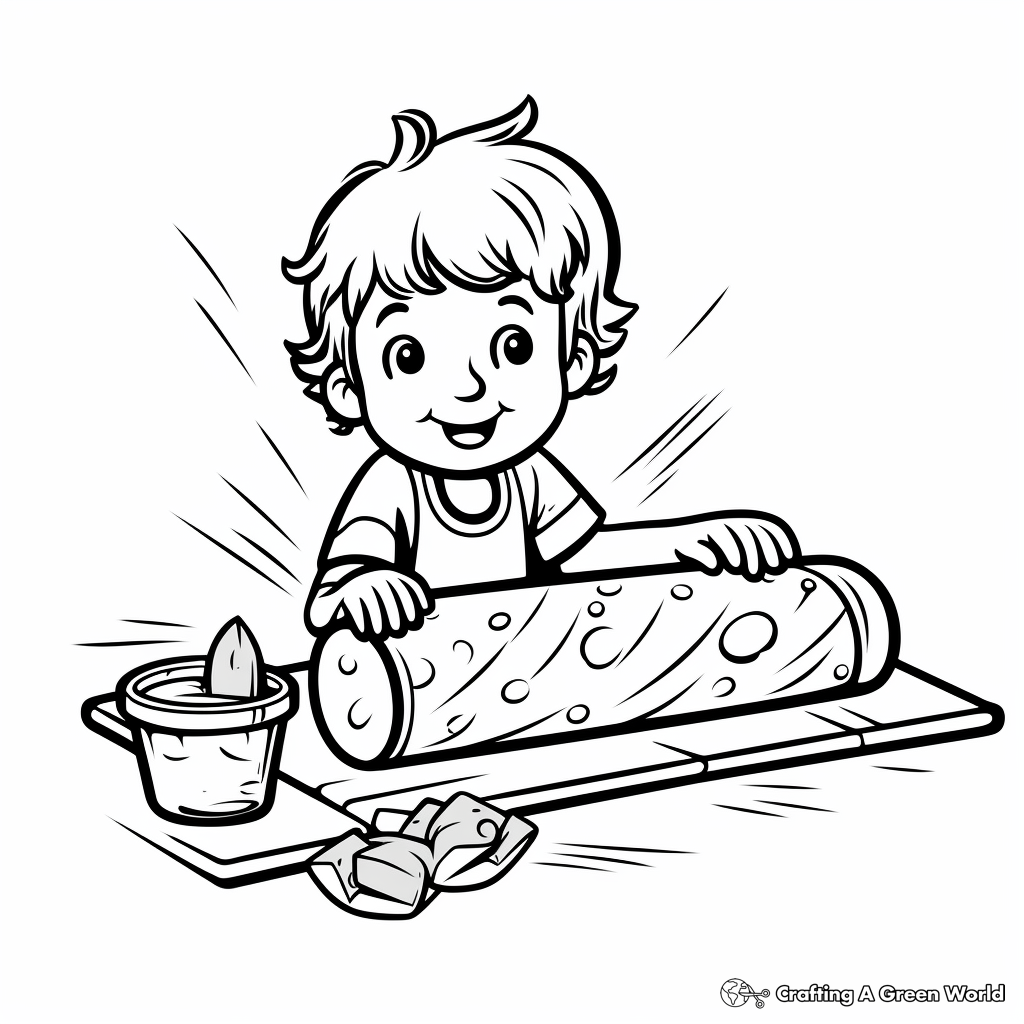 Bread coloring pages