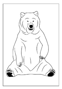 Printable bear coloring pages for kids a journey into the wild world of bears