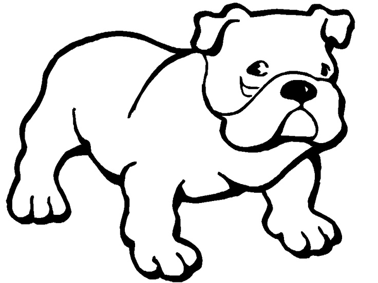 Bulldog dog coloring page puppy coloring pages animal coloring pages
