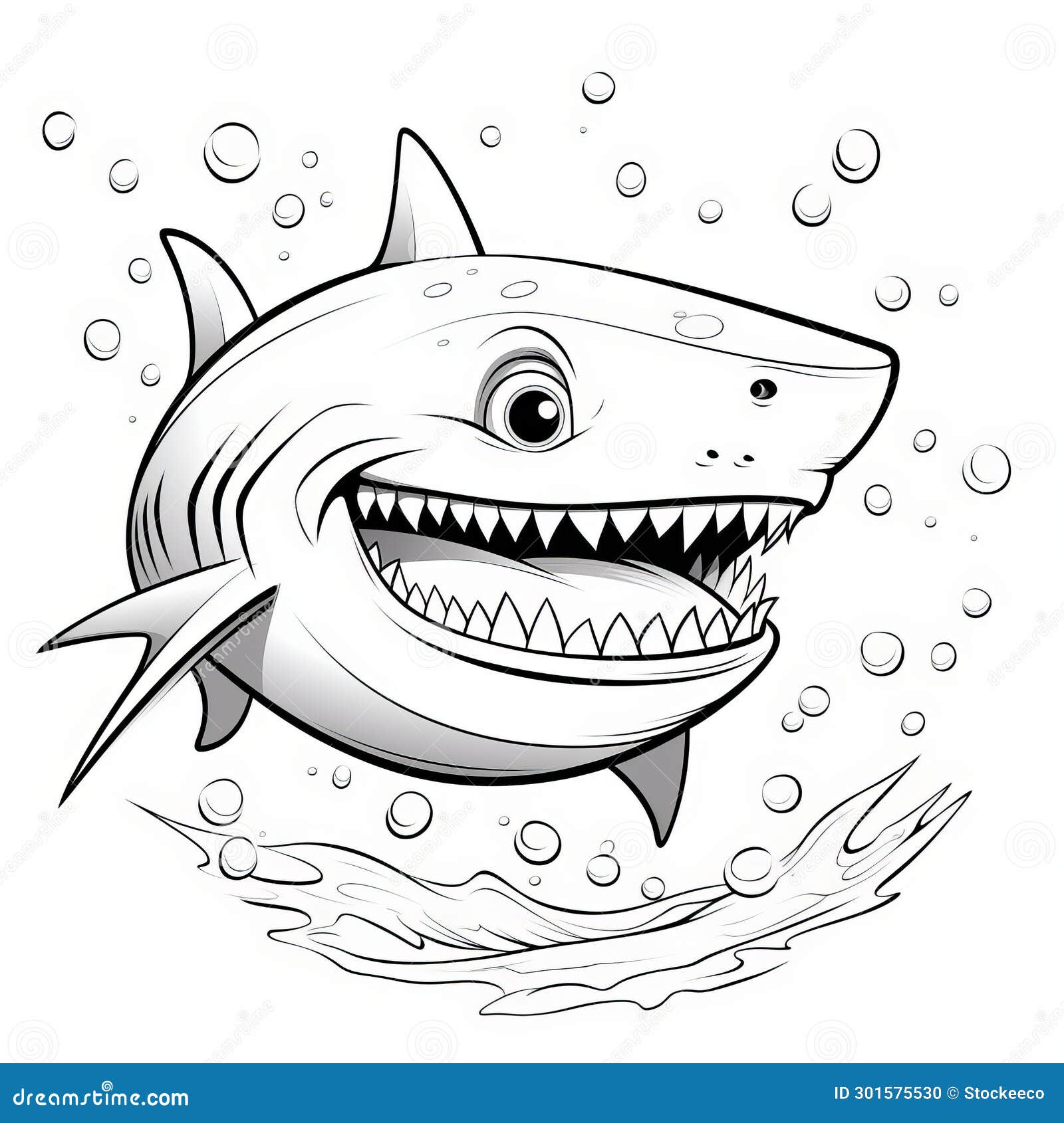 Shark coloring pages stock illustrations â shark coloring pages stock illustrations vectors clipart