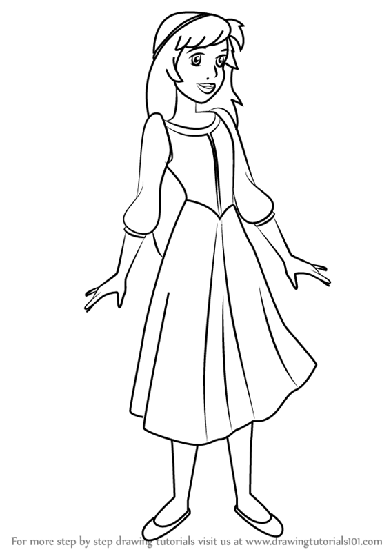 Learn how to draw princess eilonwy from the black cauldron the black cauldron step by step drawing tutoâ the black cauldron princess drawings coloring pages