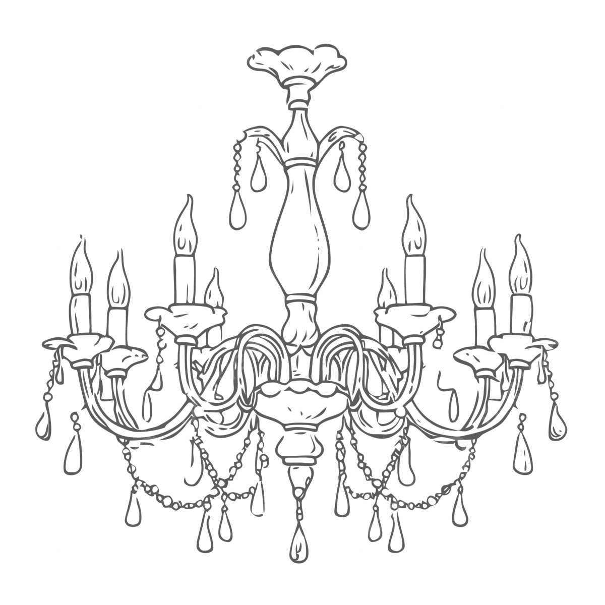 Modern chandelier coloring page one credit usd outline sketch drawing vector wing drawing ring drawing chandelier drawing png and vector with transparent background for free download