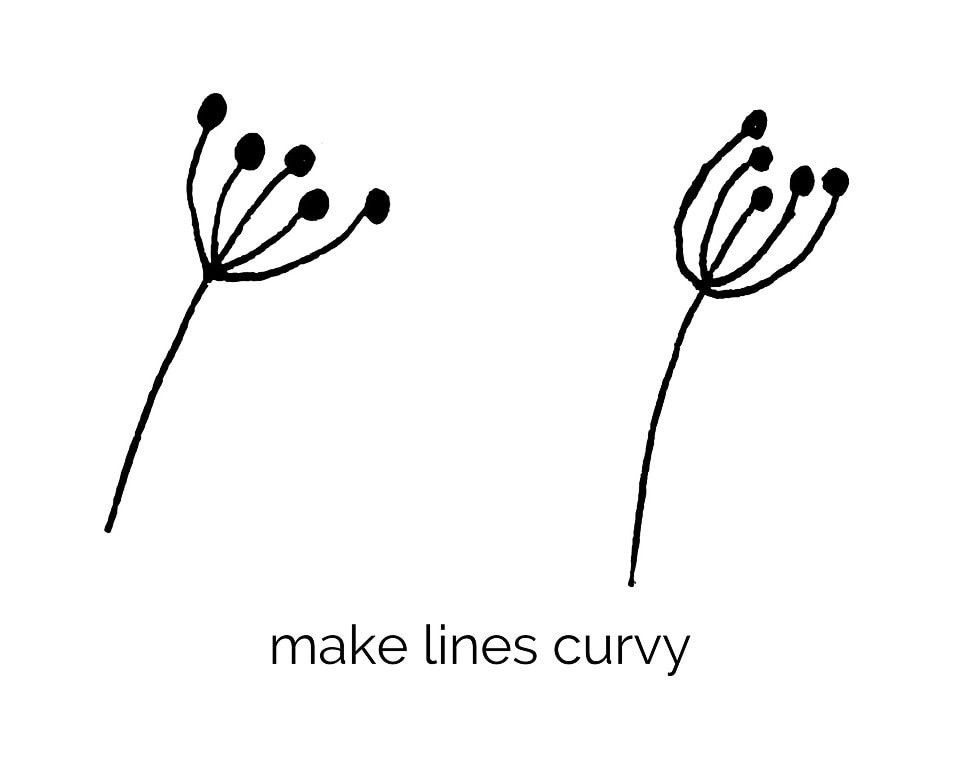 Learn dandelion drawing in easy steps
