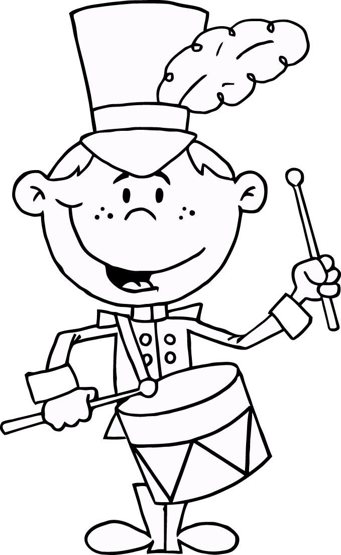 Drums coloring pages