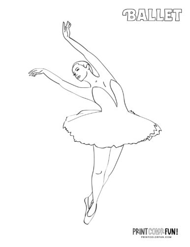 Ballerina coloring pages ballet printables fun facts at
